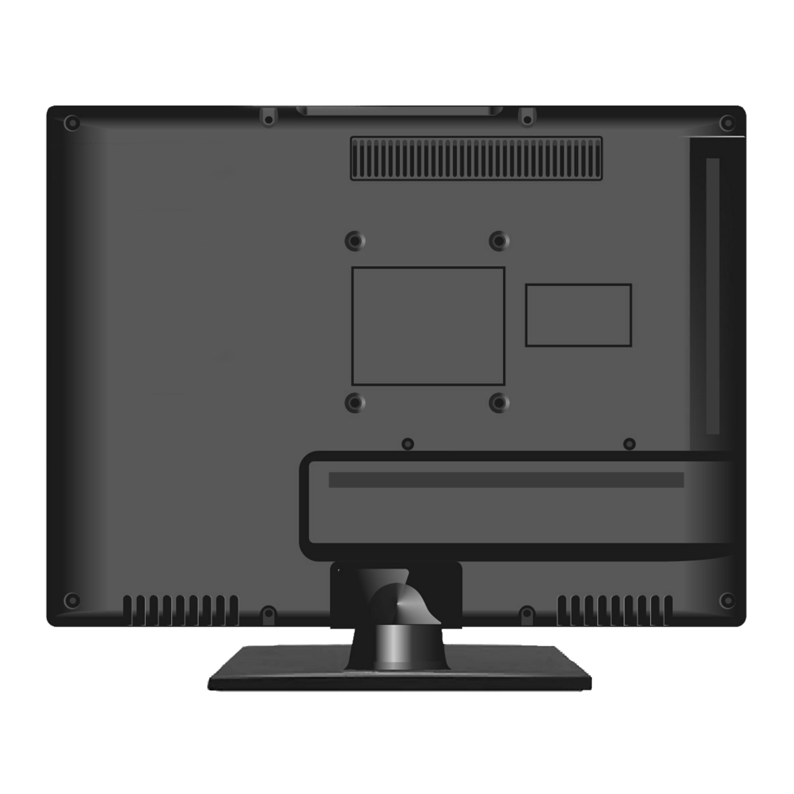 Supersonic Supersonic SC-1520VTV 15.6 inch Smart AC/DC LED TV, Powered by VIDAA, 1080p, WiFi, Built-in Speakers, USB, 3X HDMI ARC, For Kitchen, RV, Boat, Truck, Playroom, Room, Remote, DC Car Cord INCLUDED-Black