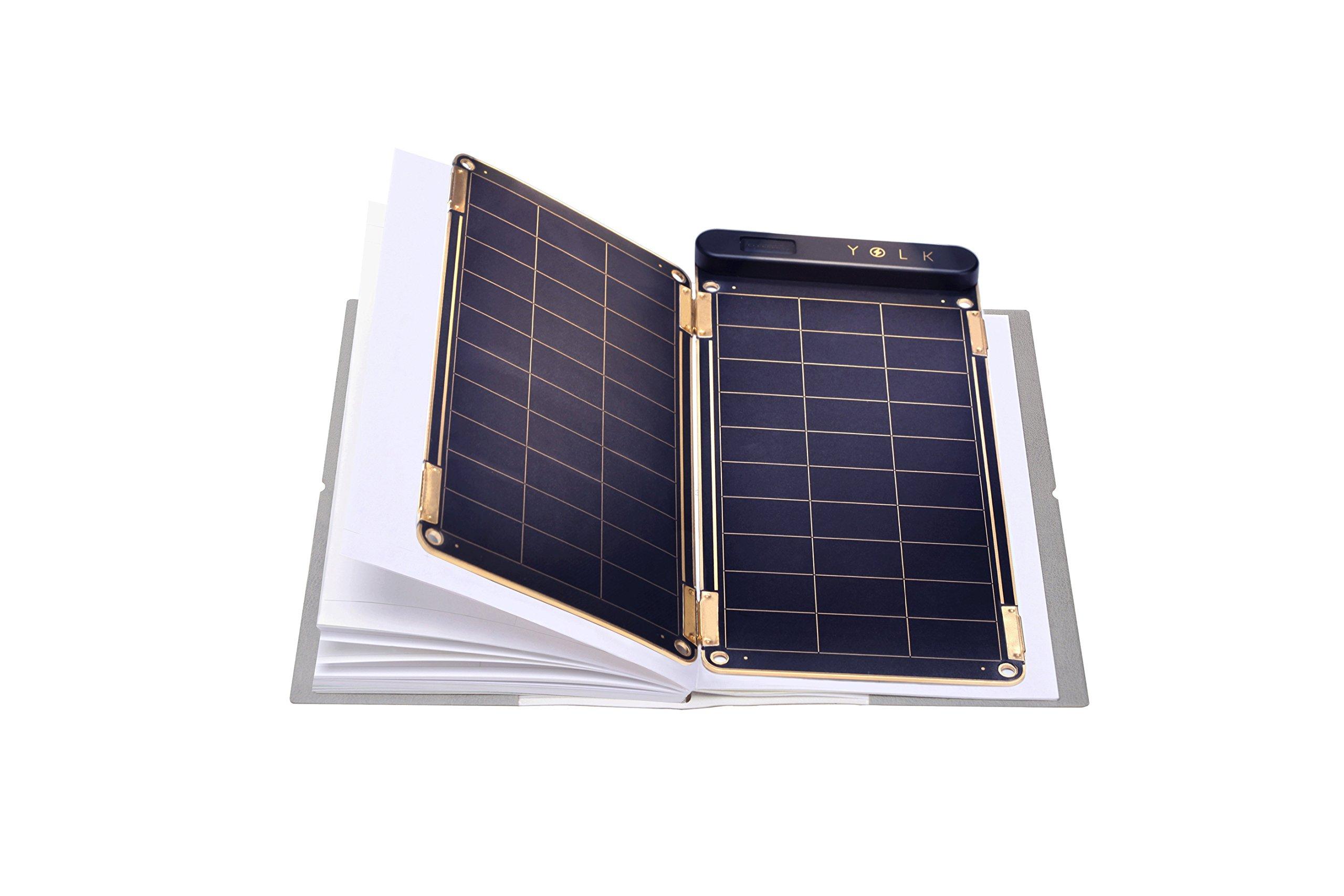 YOLK Solar Paper + Pouch, Paper-Thin and Light Portable Solar Charger with Ultra-High-Efficiency (5W)