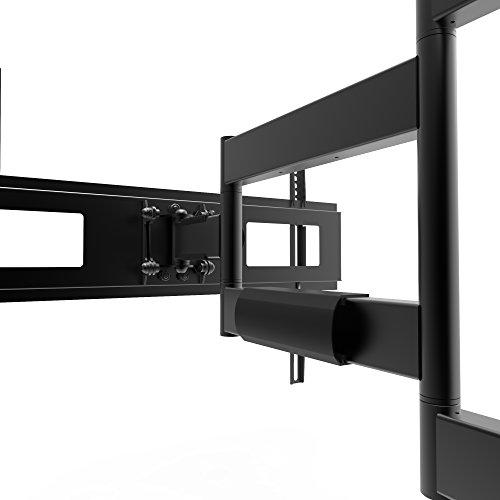 Kanto Kanto R500 Recessed In-Wall Full Motion Articulating TV Mount for 46-inch to 80-inch TVs | Ultra Low Profile | Swivel and Tilt Capable | Cable Management for Clean Setup