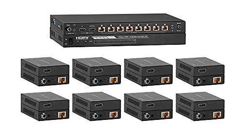 KanexPro KanexPro HDMI 1x8 Distribution Amplifier Over CAT5e/6 Outputs