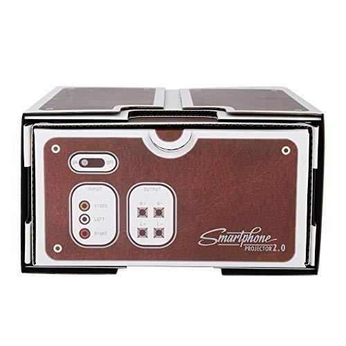 Yoidesu Yoidesu Home Projector Mini Projector DIY Smartphone Projector 2.0 & Entertainment Device, Portable Smart Projector Phone Projector Home Theater Projector for iPhone Projector for Android Projector