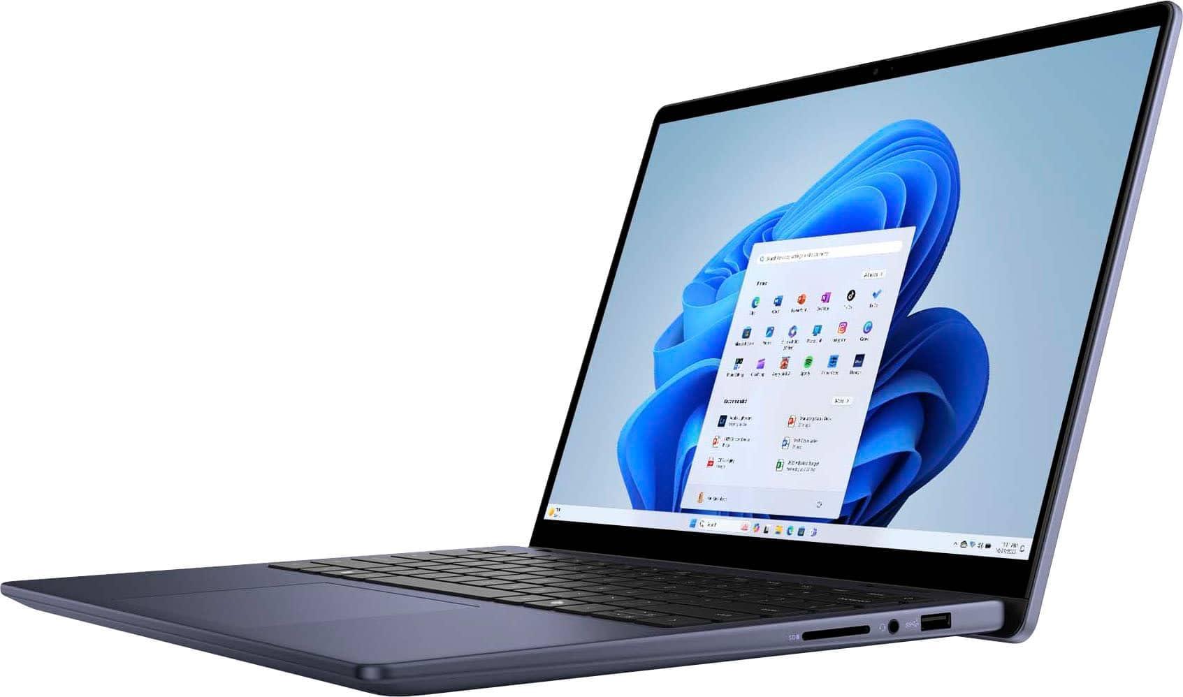 Dell Dell Inspiron 7445 Business Laptop - 14" FHD+ 2-in-1 Touchscreen, AMD Ryzen 5 8640HS, 16GB DDR5 RAM, 512GB SSD, Backlit KB, Dolby Atmos, Office Lifetime License, Win 11 Pr