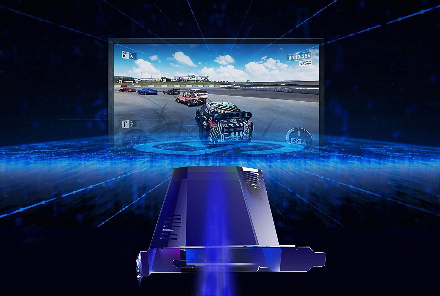 Elgato Elgato Game Capture 4K60 Pro - 4K 60fps Capture Card with Ultra-Low Latency Technology for Recording PS4 Pro and Xbox One X Gameplay, PCIe x4, Black