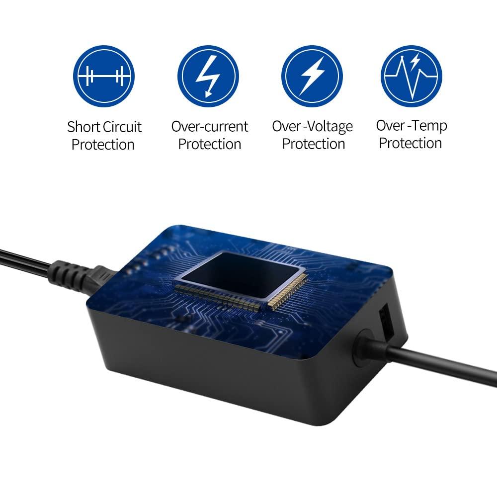 SLRIOYS Surface Book 2 Charger, 102W Watt Power Supply Fit for Surface Book 2 & 3 Surface Laptop 1/2/3/4/5 Surface Go 2 3 4, Surface Laptop Studio 2 Surface Pro 3 4 5 6 7 8 9 X Power Adapter Cord