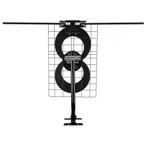 Antennas Direct Antennas Direct ClearStream 2V Indoor Outdoor TV Antenna UHF VHF Multi-Directional, 60+ Mile Range, 4K 8K UHD, NEXTGEN TV w/ Reflector, 20-inch Mast
