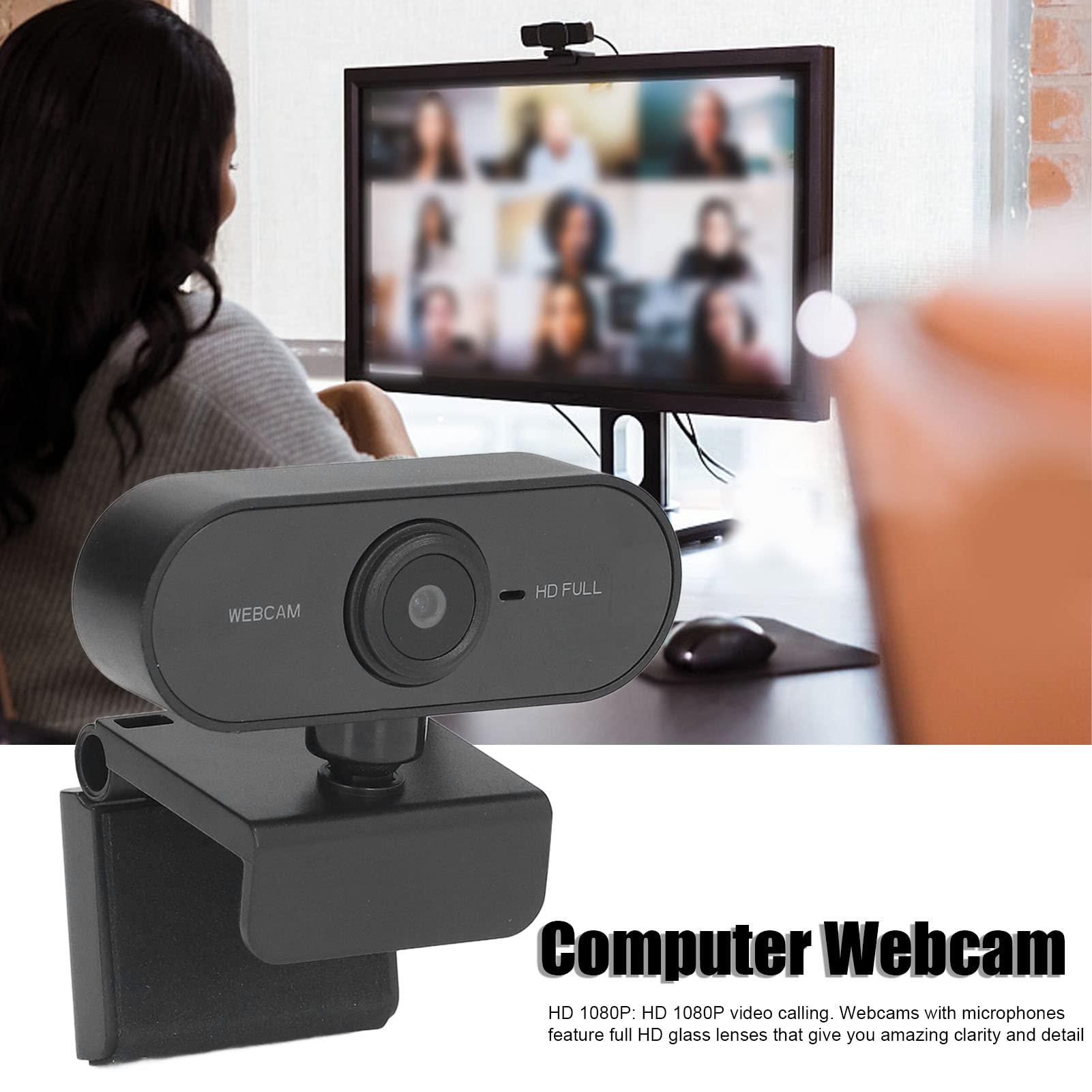 Airshi Webcam, Noise Reduction Streaming Webcam Autofocus for Video Conferencing for Webinars