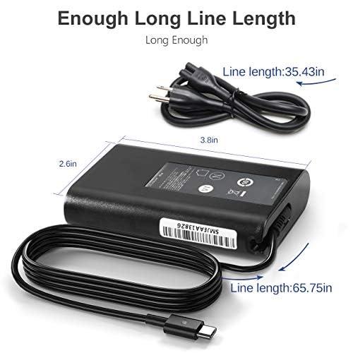 Givehooy 45W USB-C Type C AC Adapter Charger Power Supply for Dell XPS 13 XPS 12 9360 9365 9370 9333 9380 7390 9310 2-in-1 Inspiron 14 7437 Latitude 7275 7370 5175 5285 5290-2in1 LA45NM150 Laptop