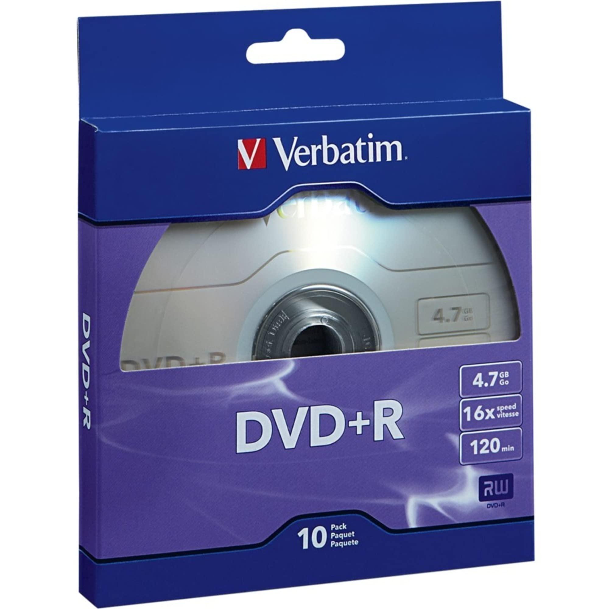 Verbatim Verbatim DVD+R Bulk Box, Pack Of 10