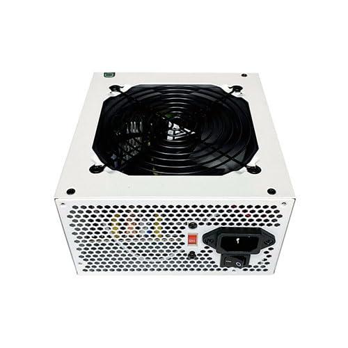 Apevia Apevia ATX-ES700-WH Essence 700W ATX Semi-Modular Gaming Power Supply with Auto-Thermally Controlled 120mm Black Fan, 115/230V Switch, All Protections, White Casing