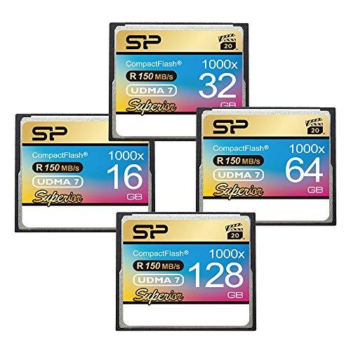 SP Silicon Power Silicon Power 64GB Hi Speed 1000x Compact Flash Card (SP064GBCFC1K0V10)