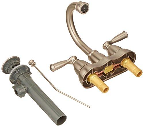 Moen Moen WS84913SRN Banbury Handle Hi Bath Faucet, Pack of 1, Spot Resist Brushed Nickel