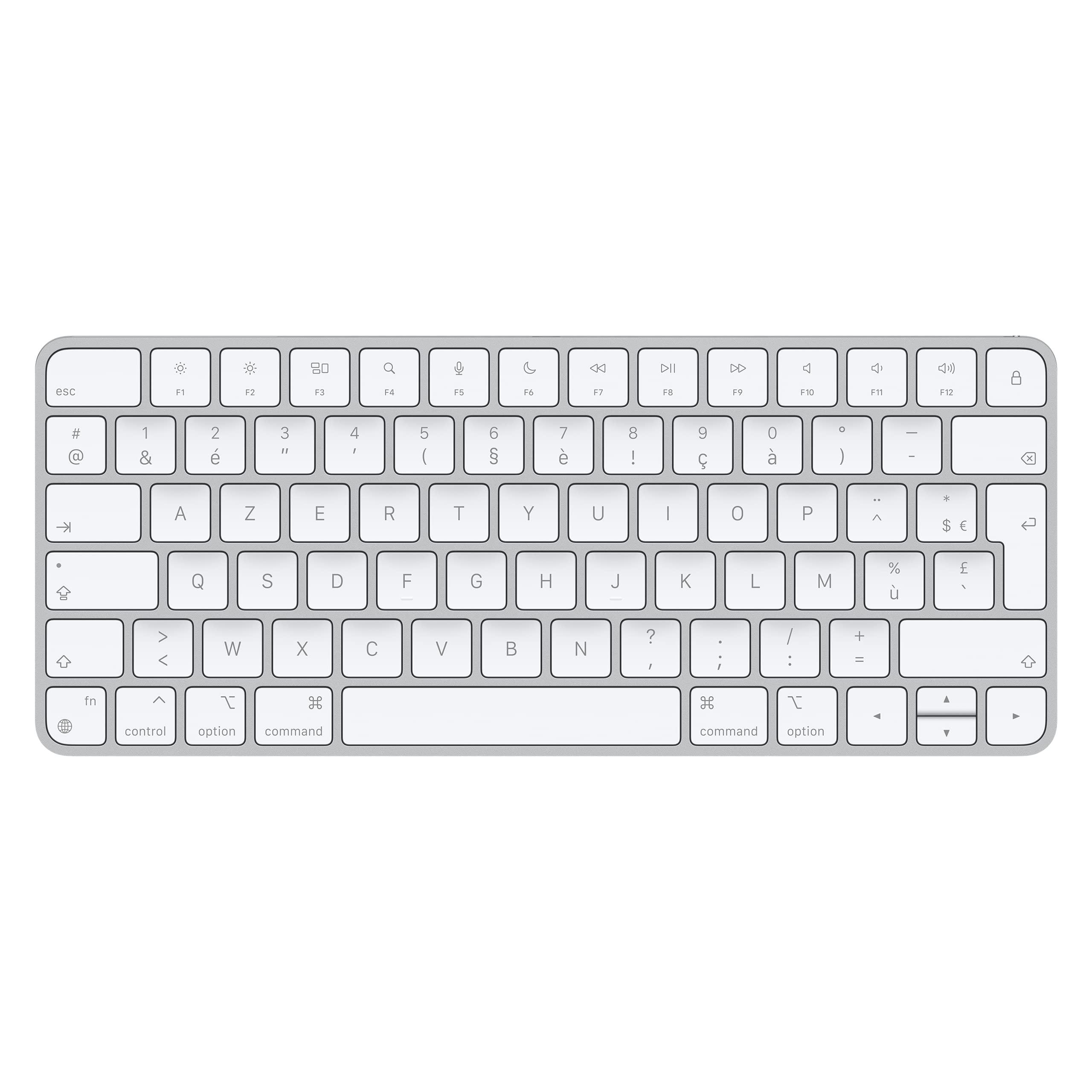Apple Apple Magic Keyboard: Wireless, Bluetooth, Rechargeable. Works with Mac, iPad, or iPhone; French - White