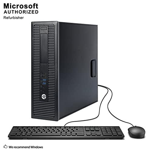 HP HP ProDesk 600 G2 Small Form Factor PC, Intel Quad Core i5-6500 up to 3.6GHz, 16G DDR4, 512G SSD, 4K Support, VGA, DP, Win 10 Pro 64-Multi-Language Support English/Spanish/French(Renewed)