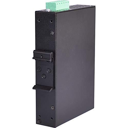 Antaira Technologies Antaira LNP-0702C-SFP-T Industrial-Grade 7-Port PoE Unmanaged Gigabit Ethernet Switch, 2 SFPs, DIN-Rail Mount, -40 to 75°C Operating Temperature, Redundant 48 to 55 VDC Power Input, 5-Year Warranty