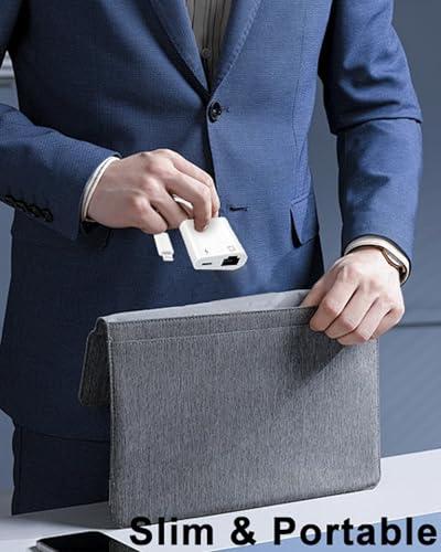 RICHUPON Lightning to Ethernet Adapter with Charging[Apple MFi Certified] RJ45 to Lightning Ethernet LAN Network Adapter, Compatible with iPhone 14 13 12 11/iPadSupports 100Mbps High Speed Ethernet Network