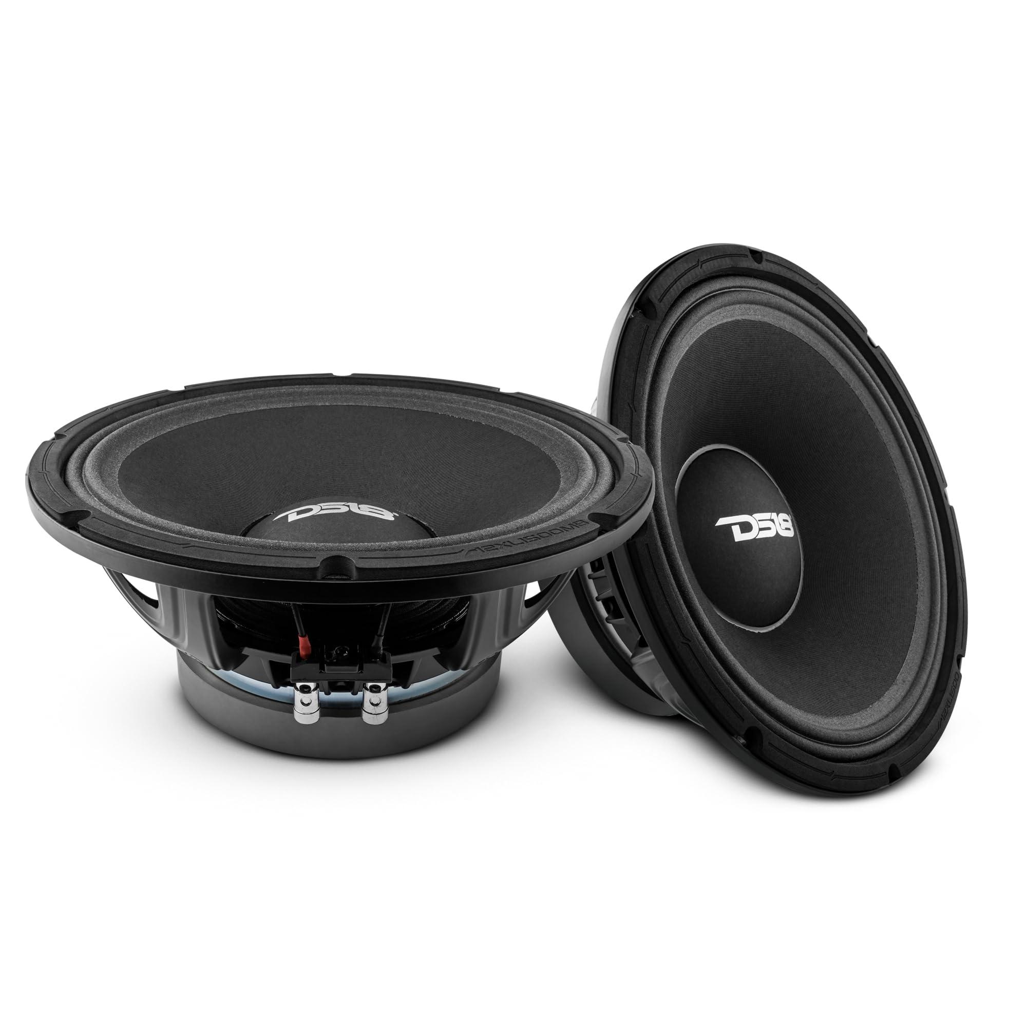 DS18 DS18 12XL1500-4 PRO XL 12" Mid-Range Loudspeaker 750W RMS 4 Ohm Midrange Speaker with Dual Forced Hyper-Venting System (2 Layers in/Out) Great for High-Performance Audio Applications