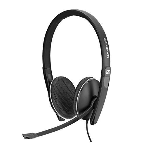 Sennheiser Enterprise Solution Sennheiser SC 160 USB (508315) - Double-Sided (Binaural) Headset for Business Professionals | with HD Stereo Sound, Noise Canceling Microphone, & USB Connector (Black), Black