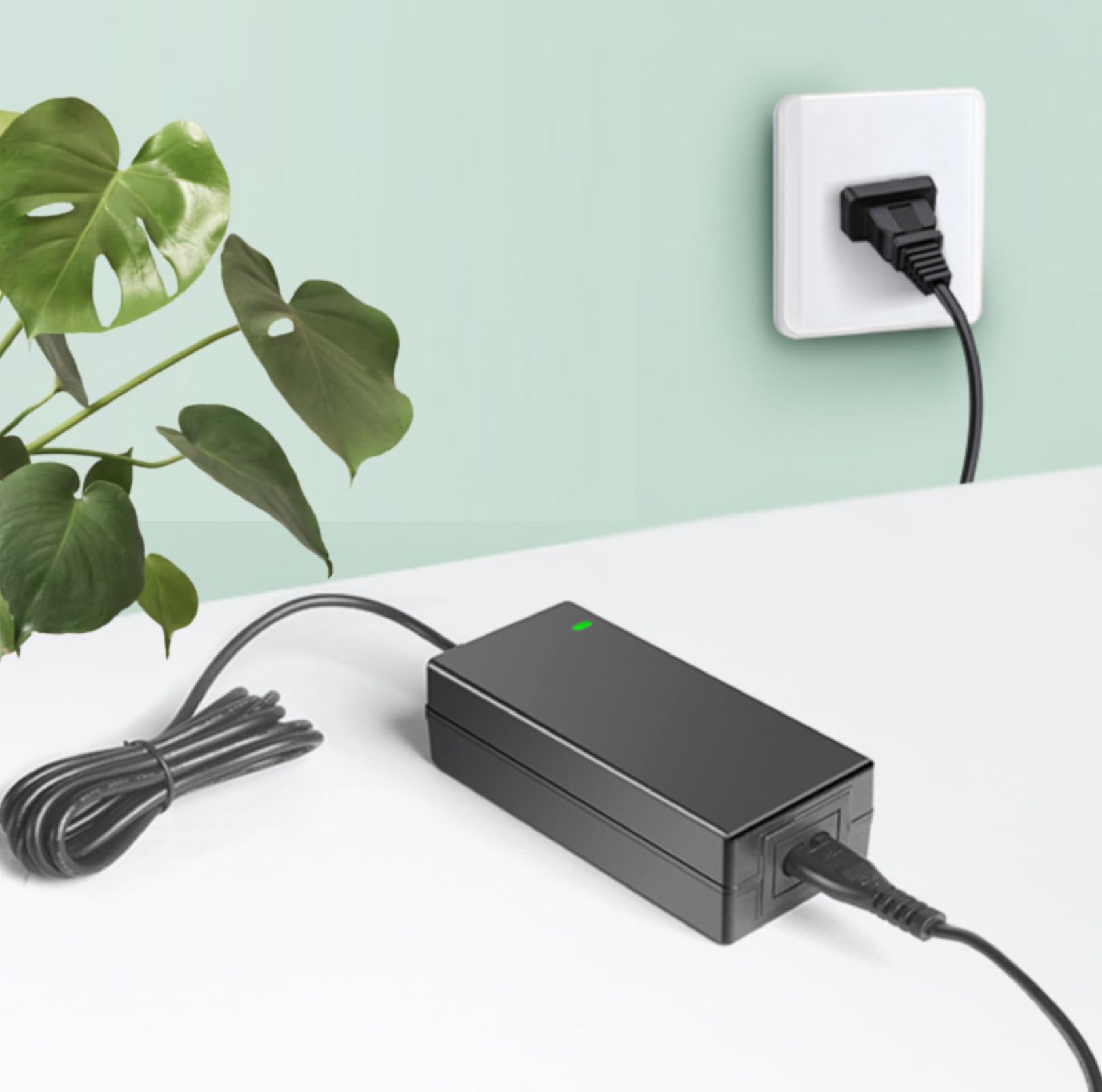 saschedross AC DC Adapter Compatible with Samsung Odyssey G5 27" Model: C27G55TQWN Model Cord: LC27G55TQWNXZA Type No.: C27G55TQW 144Hz Color Display Unit HDMI Curved Gaming Monitor Power Supply Charger