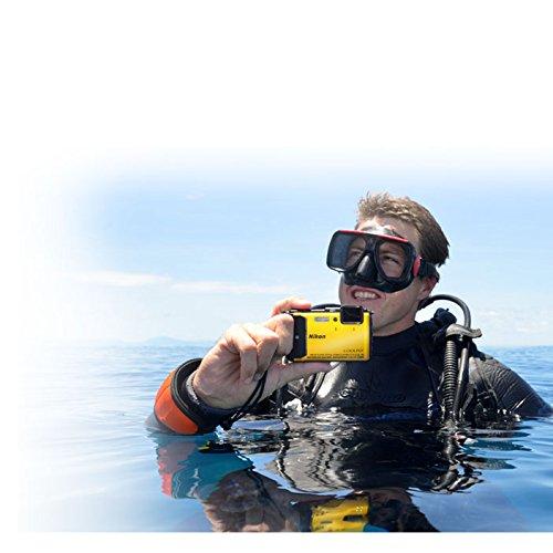 Nikon Nikon Coolpix AW130 16MP Waterproof Shockproof Digital Camera (Orange) (Renewed)