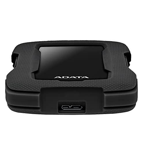ADATA ADATA HD330 4TB USB 3.1 Shock-Resistant Extra Slim External Hard Drive Black (AHD330-4TU31-CBK)
