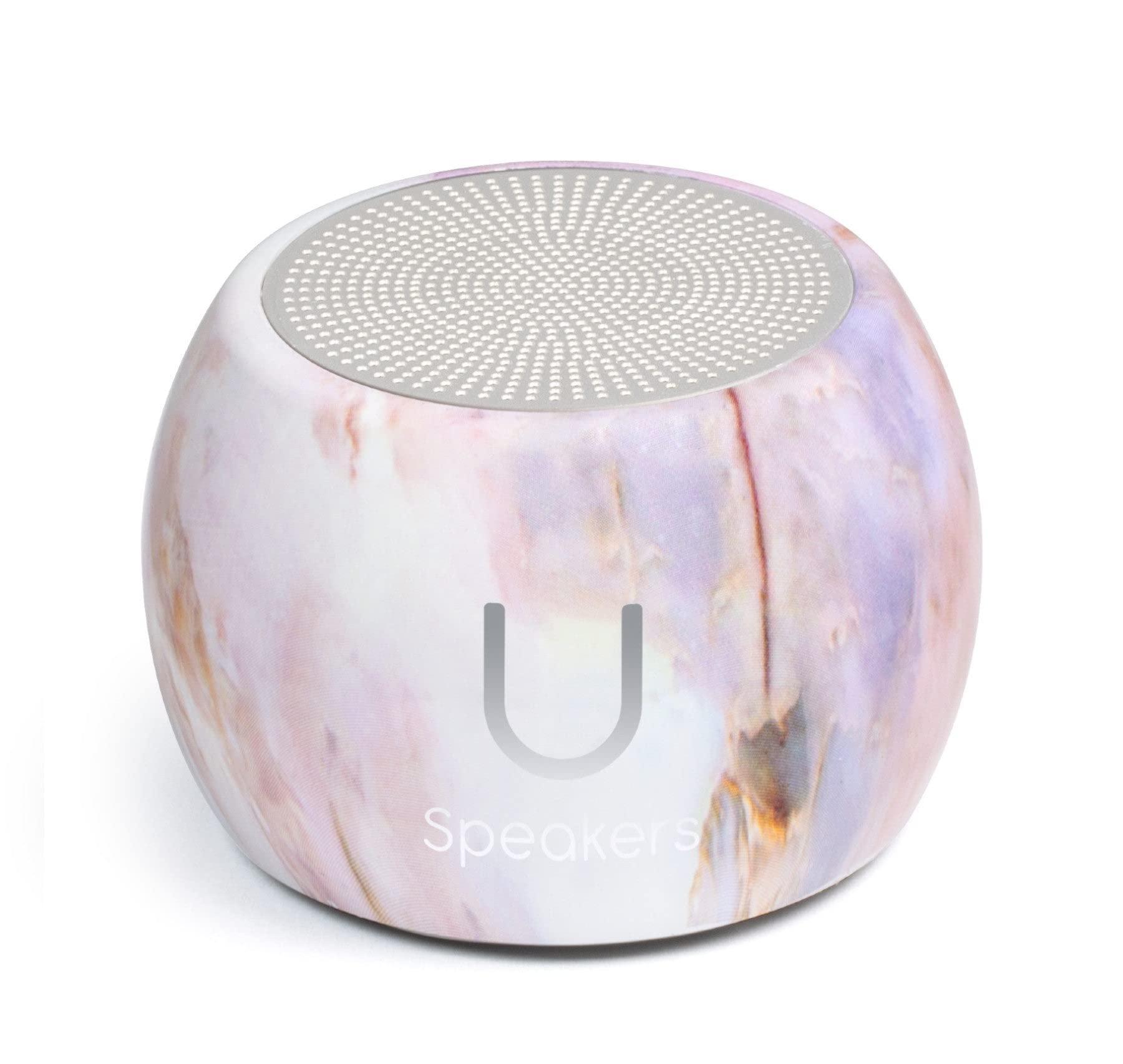 Fashionit Fashionit U Boost Speaker | Stylish Portable Wireless Bluetooth 5.0 with Built-in Subwoofer and Mic | Perfect Mini Speaker for Home, Parties, Travel! Small Device, Rich Sound | Gemstone