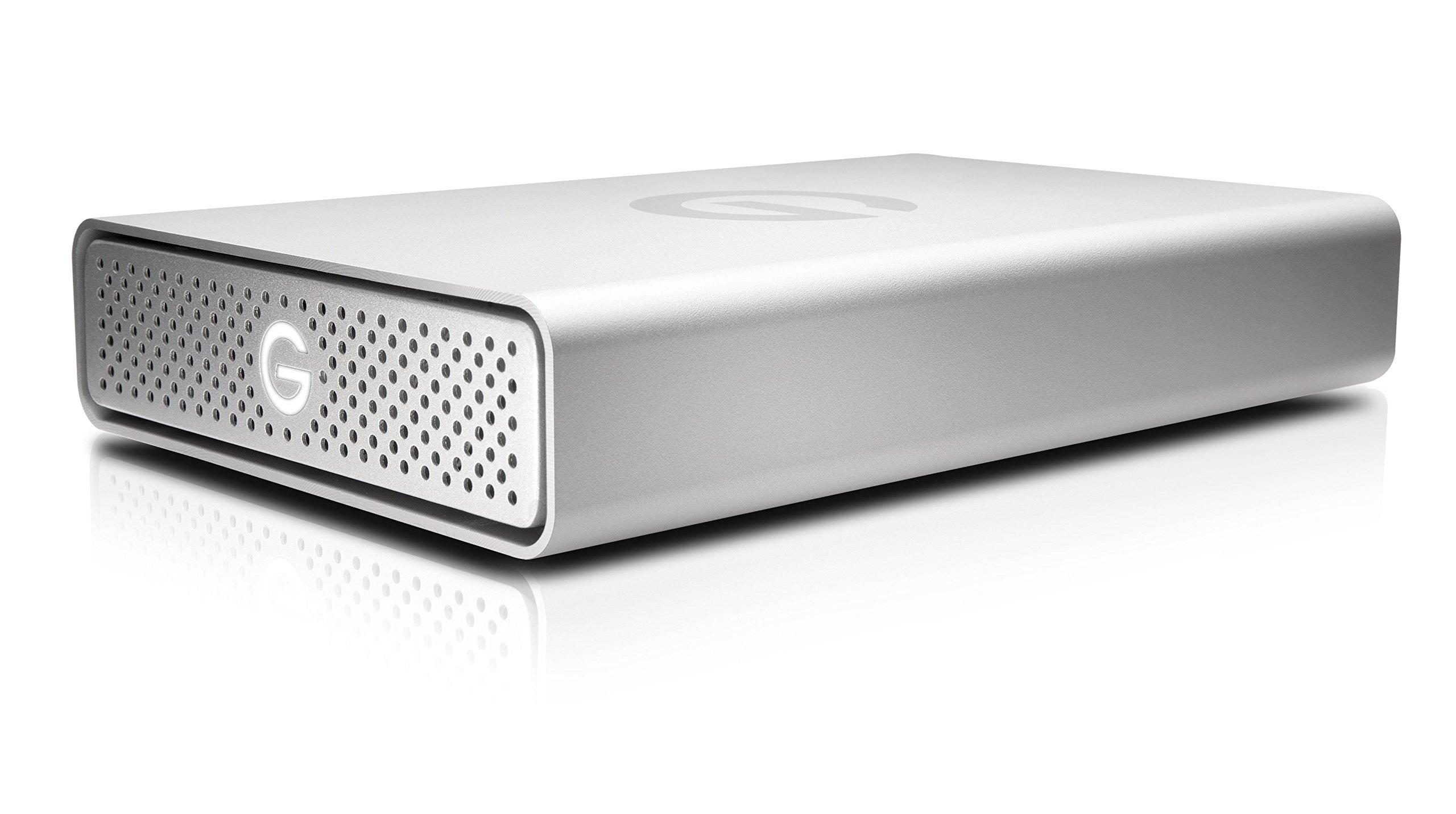 G-Technology G-Technology 4TB G-DRIVE USB 3.0 Desktop External Hard Drive, Silver - Compact, High-Performance Storage - 0G03594-1
