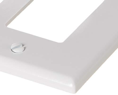 Leviton Leviton 80611-W 3-Gang Decora/GFCI Device Decora Wallplate, White, 10-Pack