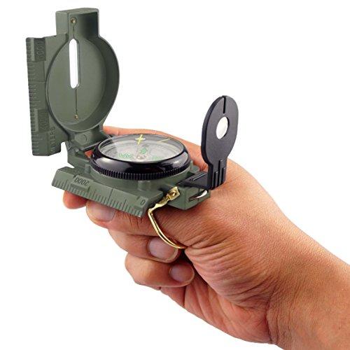 SE SE Survivor Series Army Green Precision Lensatic Compass - CC45-2A