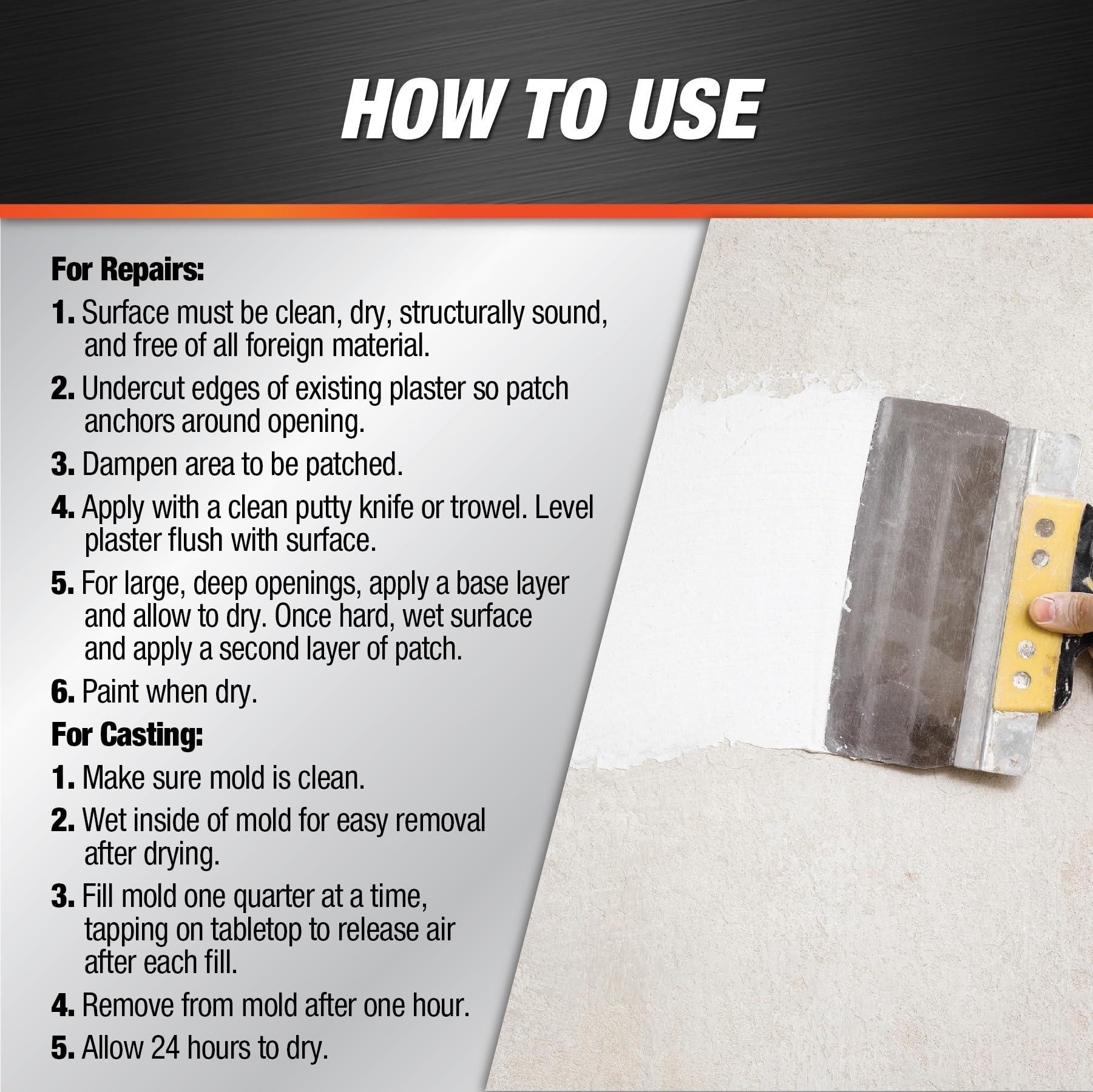 DAP Dap 10308 4-Pound Interior Plaster of Paris , White