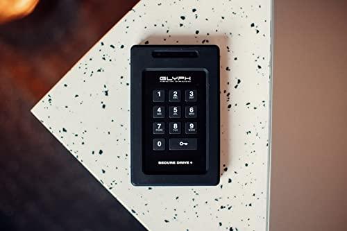 Glyph Production Technologies Glyph SecureDrive+ Professional Encrypted Rugged Mobile SSD with Keypad 4TB