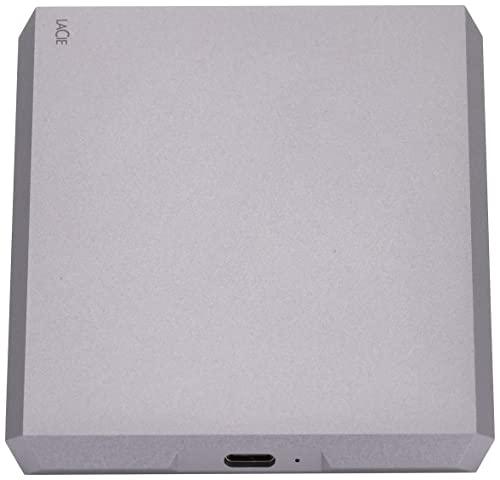 LaCie LaCie Mobile Drive, 2TB, External Hard Drive, Space Grey, USB-C, 2 Year Rescue Services (STHG2000402)