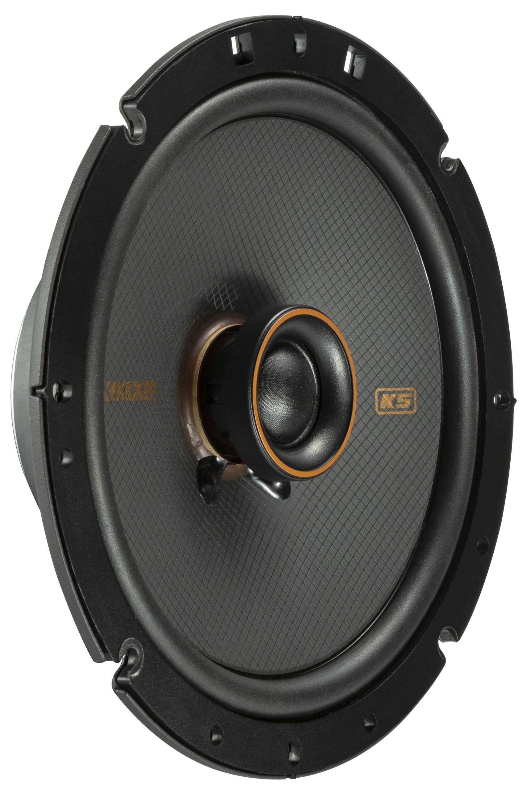 KICKER Kicker 51KSC6704 KS-Series 6.75" Coaxial Speakers with .75" tweeters, 4-Ohm, Pair