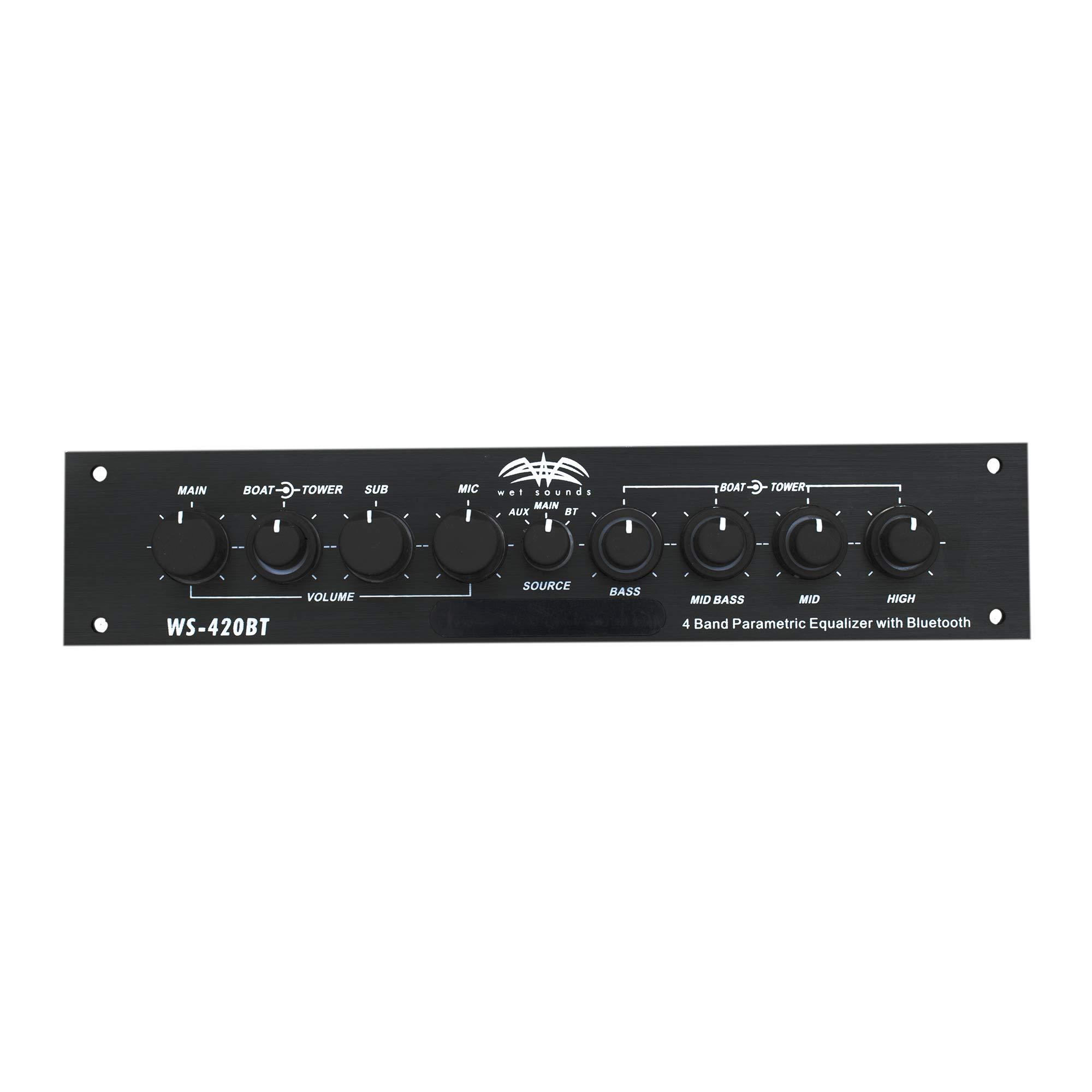 wet sounds Wet Sounds WS-420 BT Marine Audio Multi Zone Equalizer w/ BT