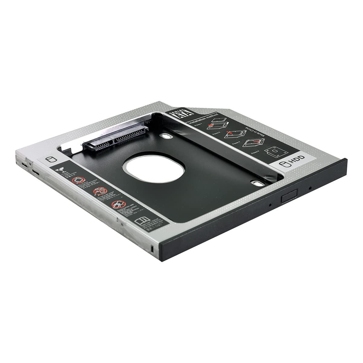 NFHK NFHK SATA 22pin HDD HD Hard Disk Drive Caddy Case for 9.5mm Universal Laptop CD/DVD-ROM Optical Bay