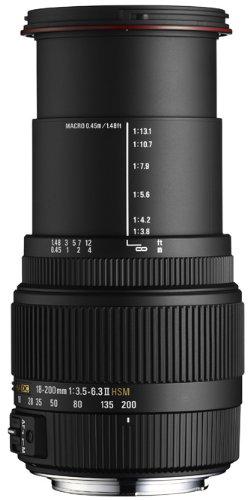 Sigma Sigma 18-200mm F3.5-6.3 II DC OS HSM Lens for Sony SLR Camera