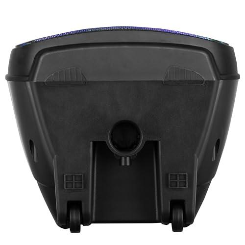 Supersonic IQ Sound IQ-7812DJBT 12-inch Portable Bluetooth Speaker with True Wireless Stereo, LED Light Show, Bluetooth 5.0, Built-in Port, Carry Handle, 40W Power - 12" Woofer, 1.5" Tweeter, 2Hrs Play Time