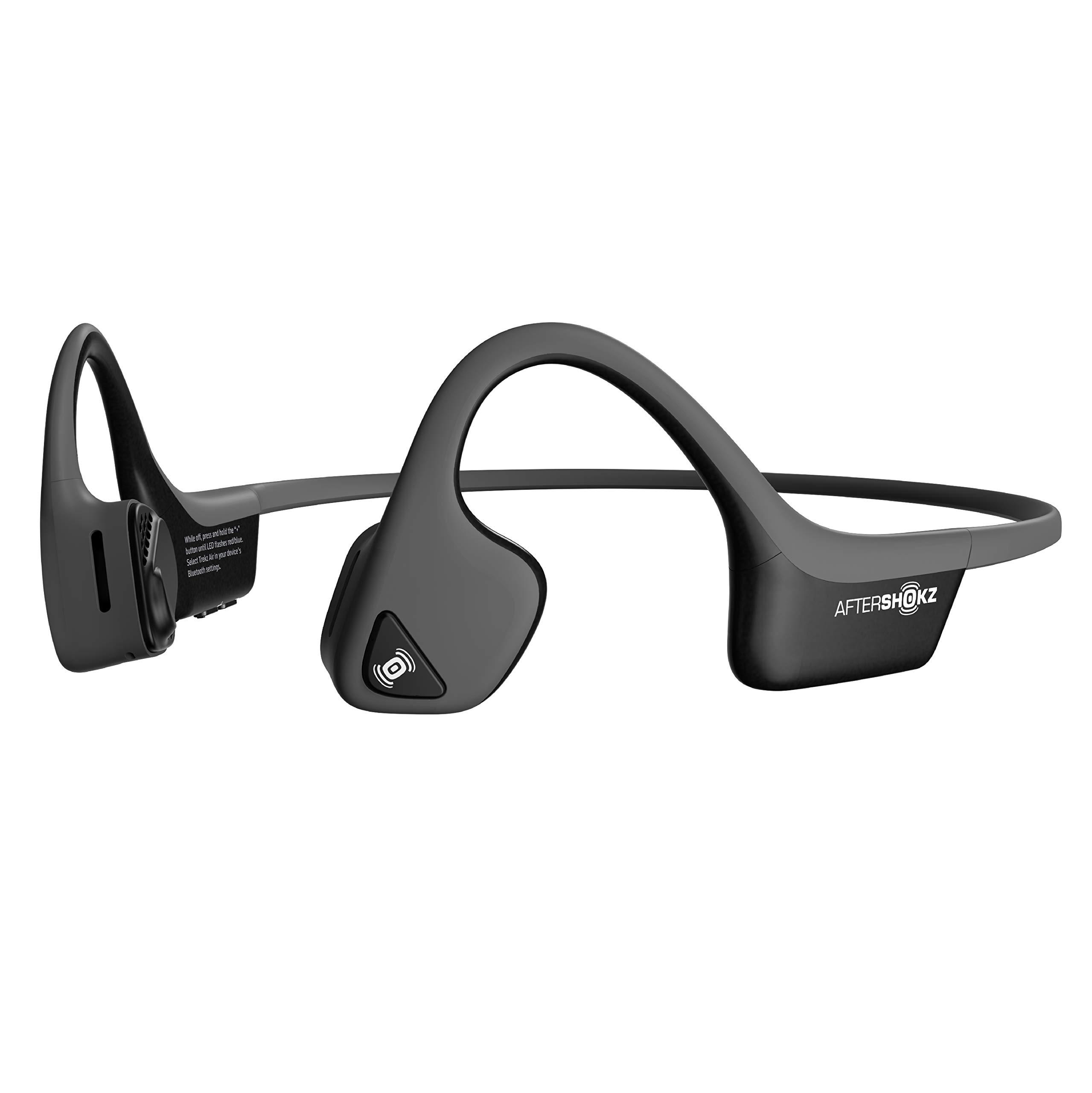Aftershokz AfterShokz Air Bone Conduction Wireless Bluetooth Headphones, Slate Grey