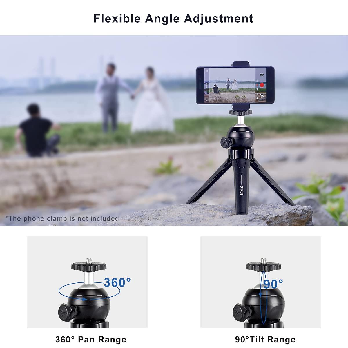 Sirui Sirui 3T05PH Mini Table Top Tripod with Phone Clamp and Bluetooth Remote