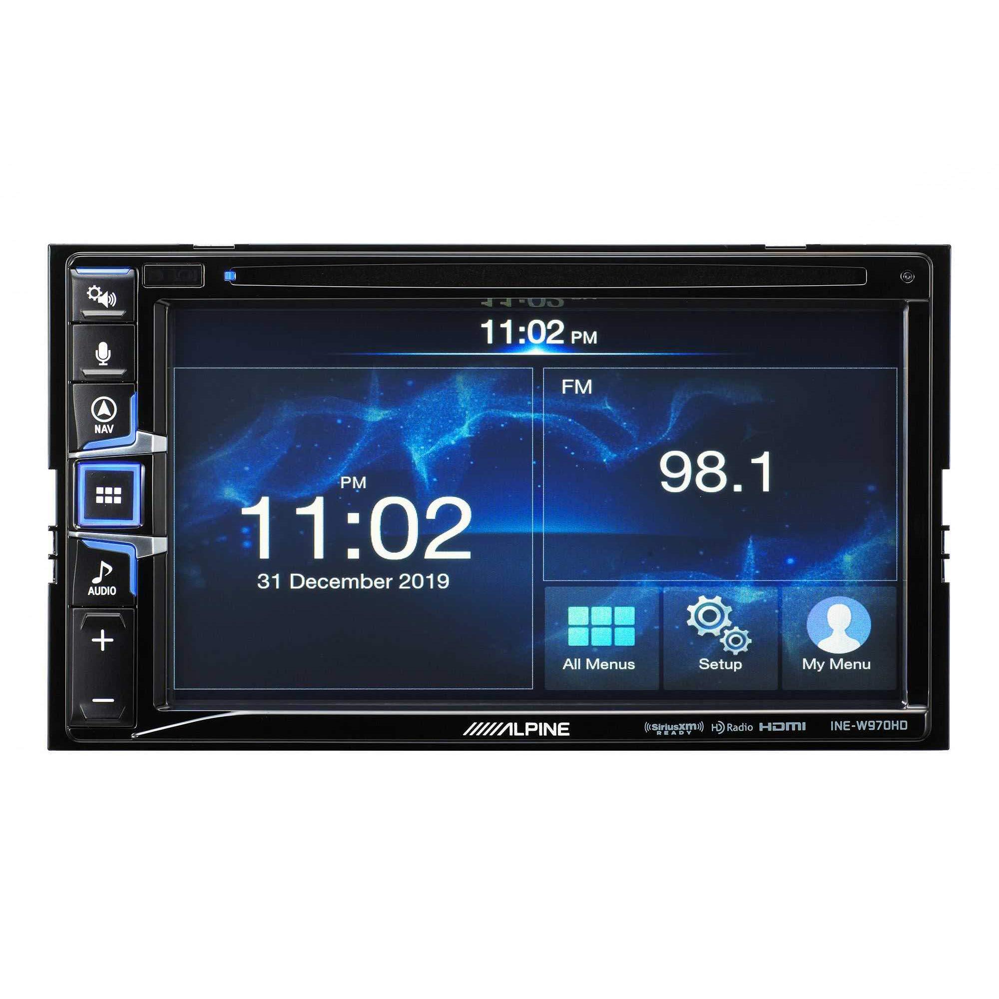 Alpine Alpine INE-W970HD Touchscreen Navigation System with SiriusXM Tuner Included