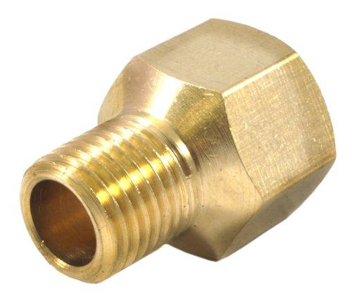 Forney Forney 75447 Brass Fitting, Reducer Adapter, 3/8-Inch Female NPT to 1/4-Inch Male NPT