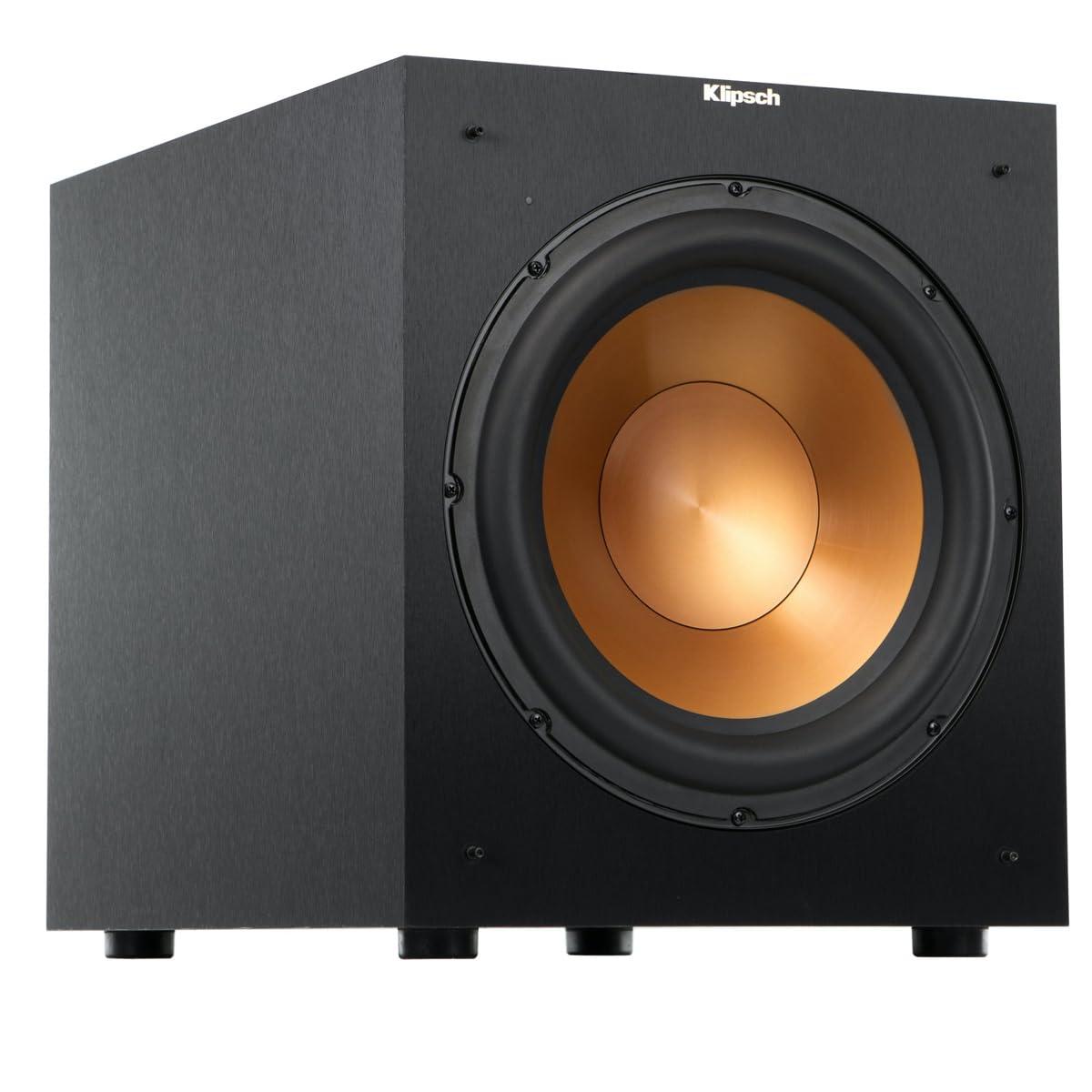 Klipsch Klipsch Reference 5.2 Home Theater Pack with 2X R-26FA Floorstanding Speaker, 2X R-12SW Subwoofer, R-25C Center Channel Speaker and 2X R-41M Bookshelf Speaker, Black