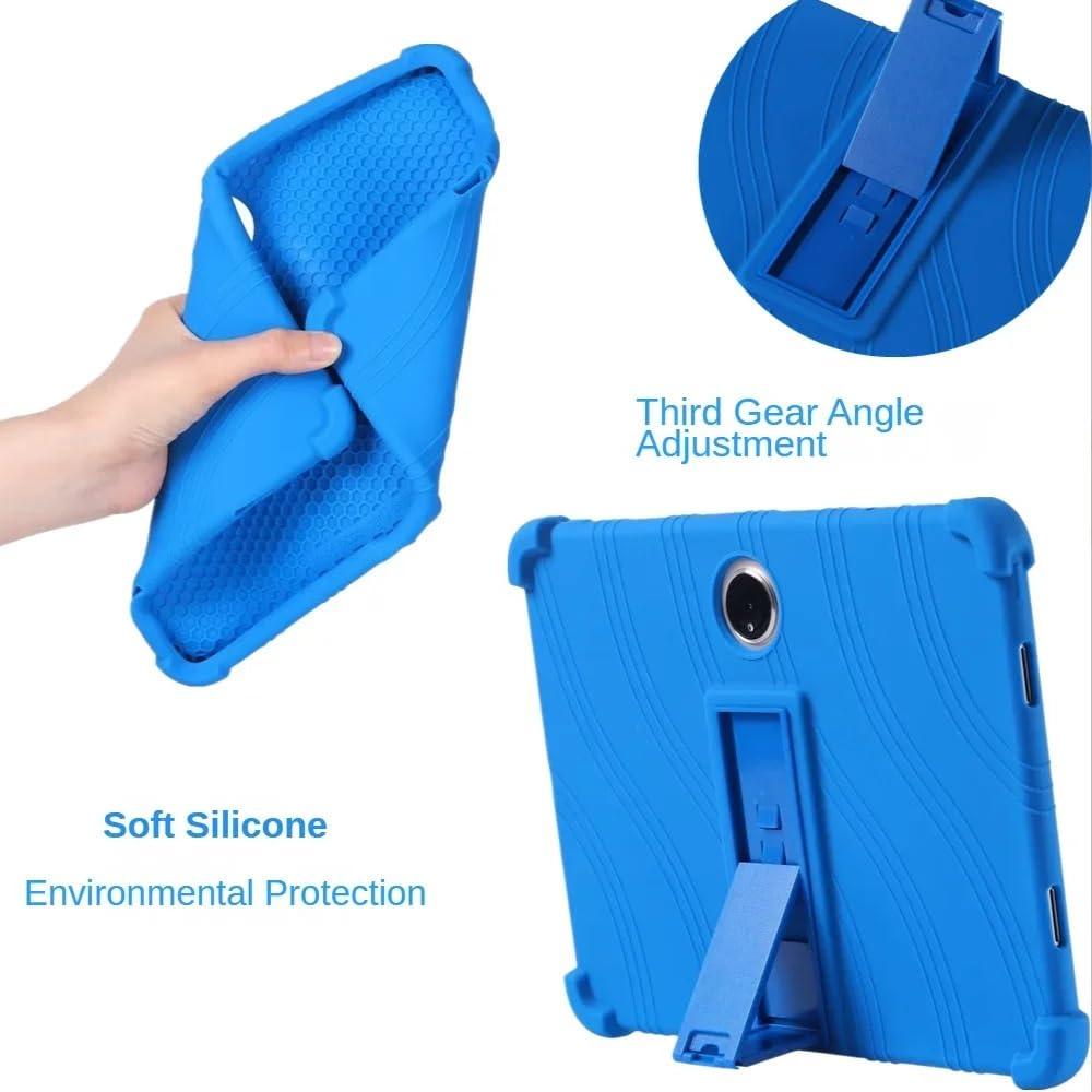 SOENS SOENS Suitable for Huawei Honor Pad 9 Case 12.1-inch 2024 Soft Silicone Anti Drop Case HEY2-W09 HEY2-W19 Tablet Case (Color : Deep Blue, Size : for Honor Pad 9)