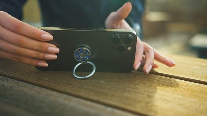 Killer Concepts Sprockyt Phone Grip Spin it, Grip it, Fidget with it, and Prop it The Smartphone Stand, Grip and Phone/Fidget Spinner (Black/Basketball)