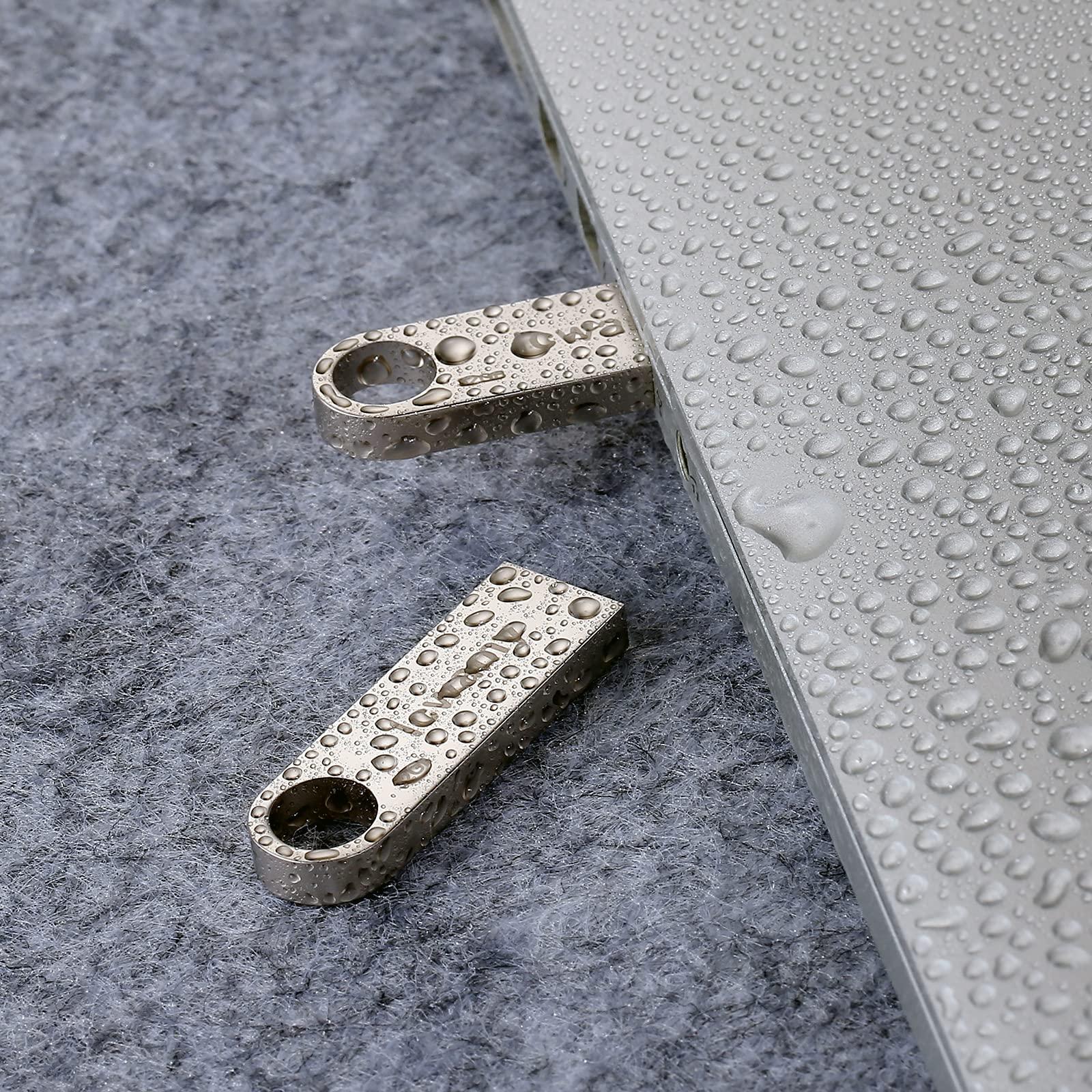 lcwamy 400 Pack 1GB Flash Drive Bulk and Wholesale USB Flash Drives 1GB Thumb Drive 4GB Mini USB Drive Pen Drive USB Memory Drive 1GB USB Flash Drive 400 Pack lcwamy USB(Silver, Customized Logo)