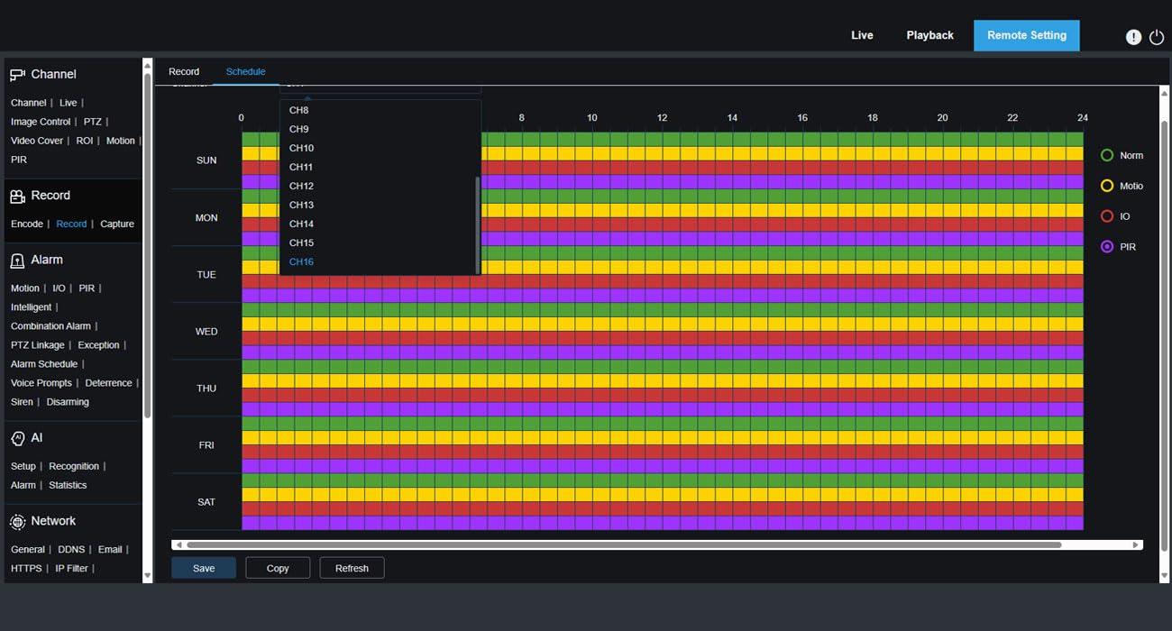 Camius Camius 4K PoE 320 Mbps 16 Channel NVR Security Camera System with 8 2K Indoor Outdoor Security Cameras, 4TB HDD (Expandable) I IP Cameras with Audio, Motion, Sound, AI Detection