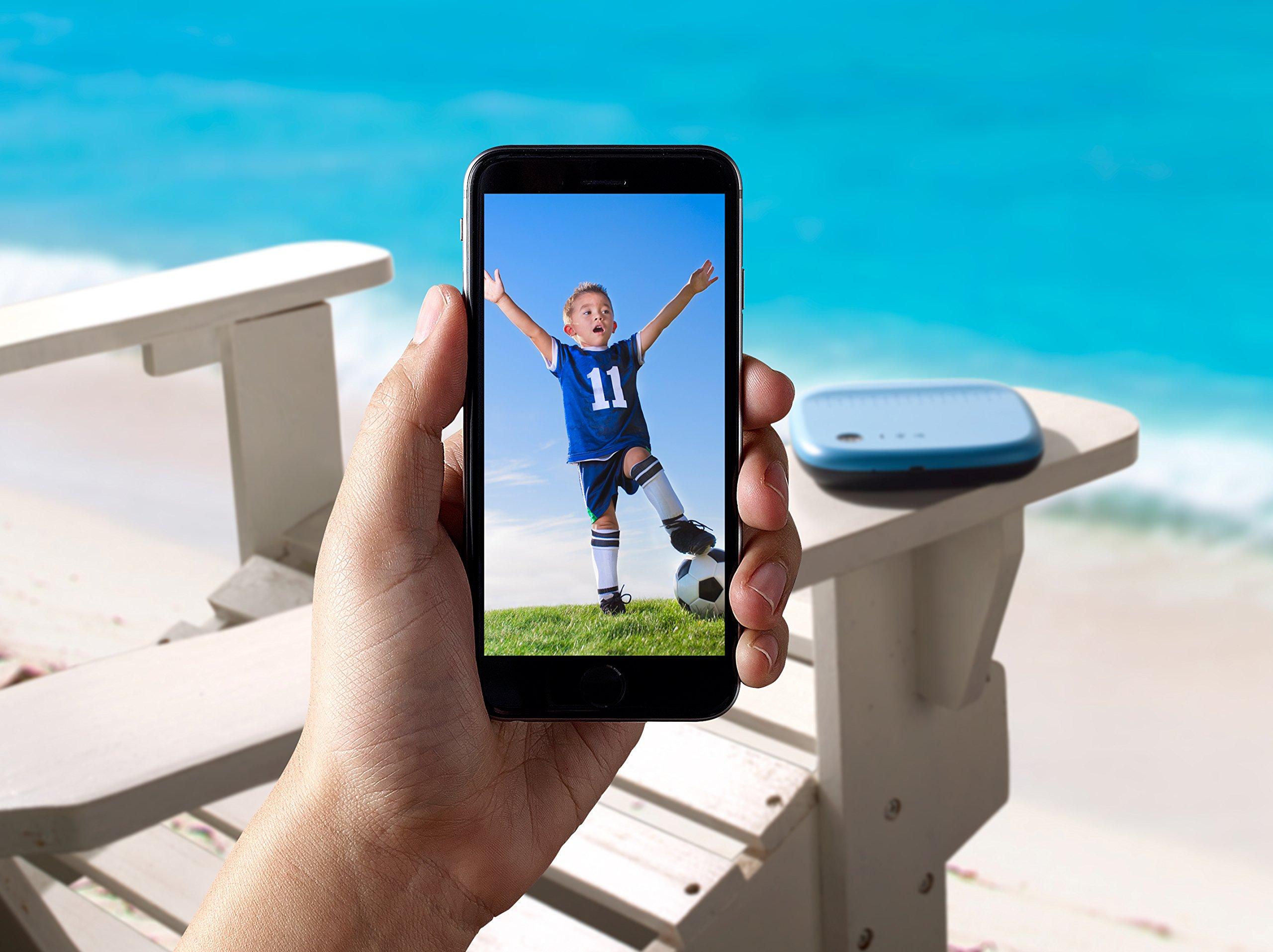 Seagate Seagate Wireless Mobile Portable Hard Drive Storage 500GB STDC500400 (Blue)