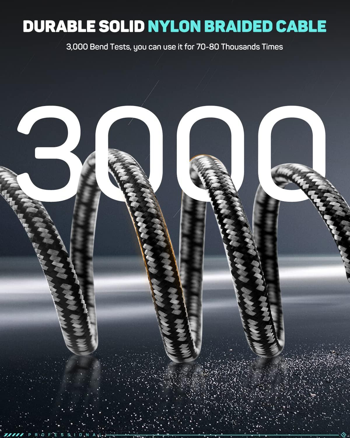 IFOOTAGE IFOOTAGE 4K HDMI Cable, 50FT/15M, Displayport to HDMI Cable with HDMI Adapter, HDMI 2.0/4K@60Hz/18Gbps/Ultra HD/ARC/Dynamic HR, Long HDMI Cable, Compatible with Camera/Camcorder/Laptop/PS4/PS5