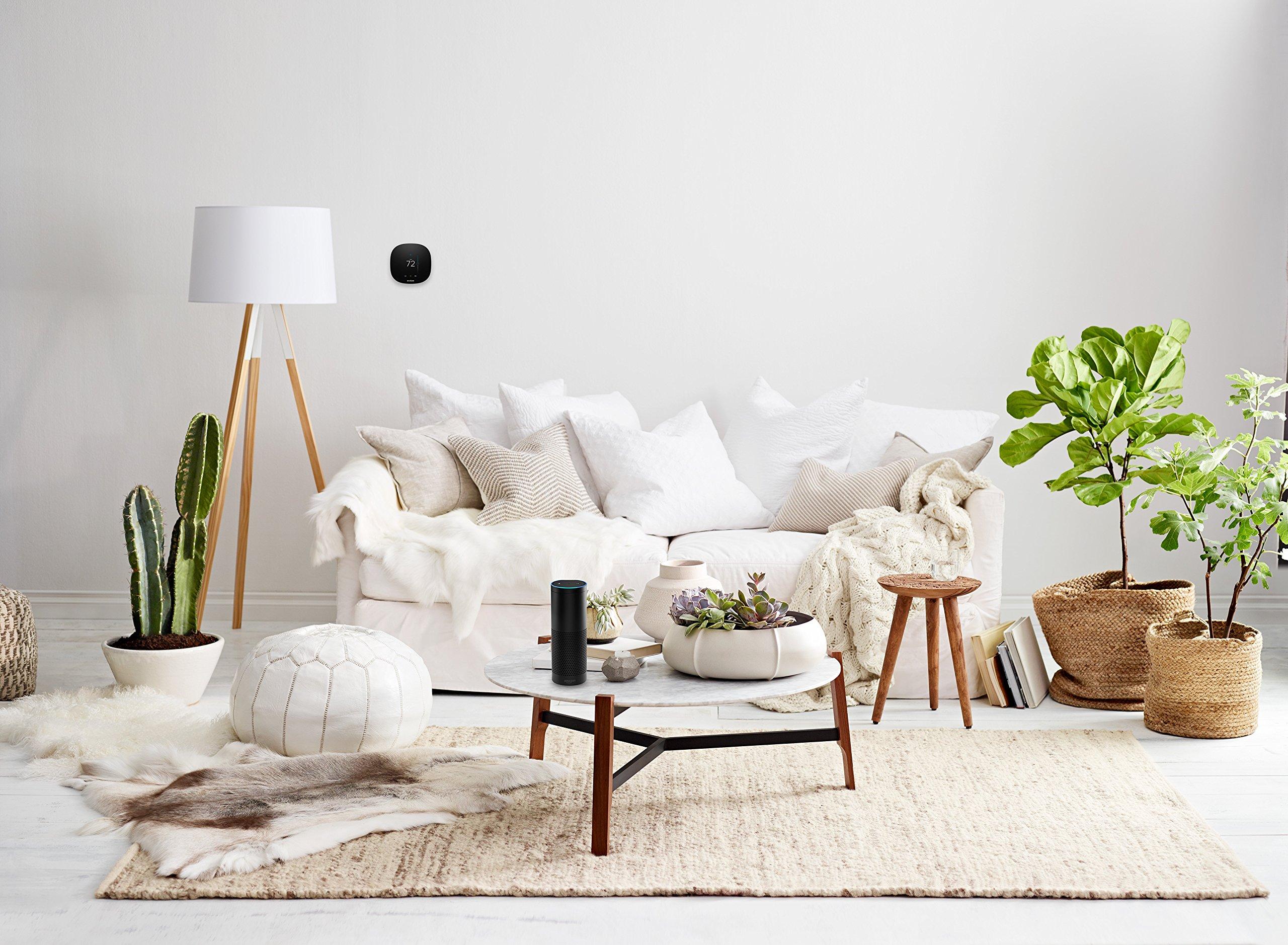 ecobee ecobee EB-STATe3L-01 3 Lite Thermostat, Wi-Fi, Works with Amazon Alexa