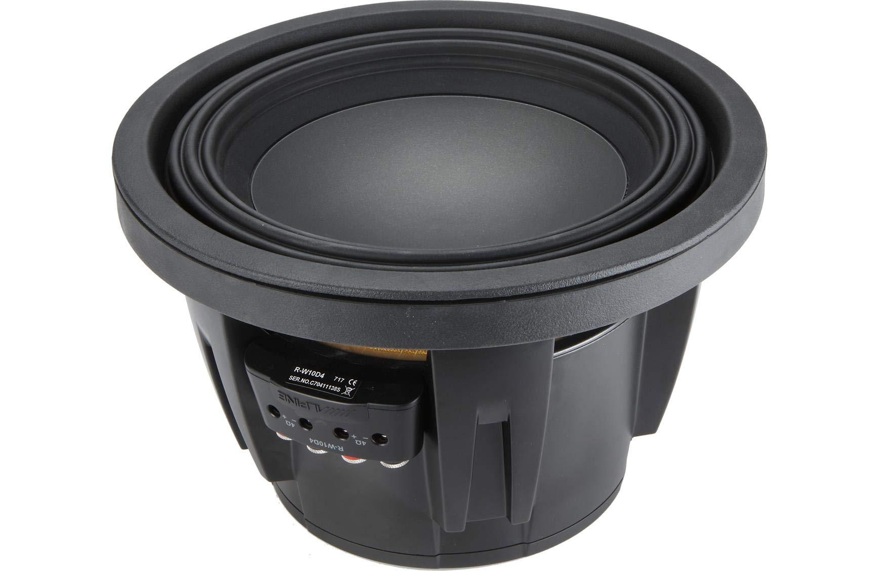 Alpine Alpine R-W10D4 10" Subwoofer R-Series Dual 4 Ohm 750 RMS Includes HA-A400.1 Mono Amp
