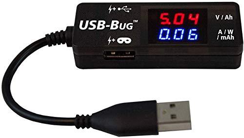 Triplett Triplett USB-Bug Dual-Output Inline USB-A Tester with Data Masking Port
